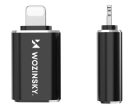 Wozinsky Adapter Lightning USB-A OTG czarny WALA-01 - 1487912 - zdjęcie 3